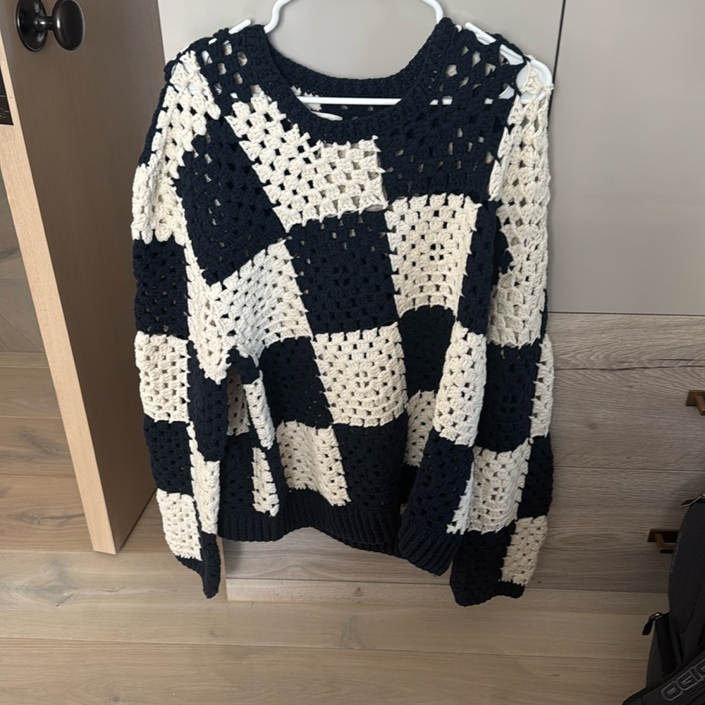 Aime Leon Dore Crochet Sweater